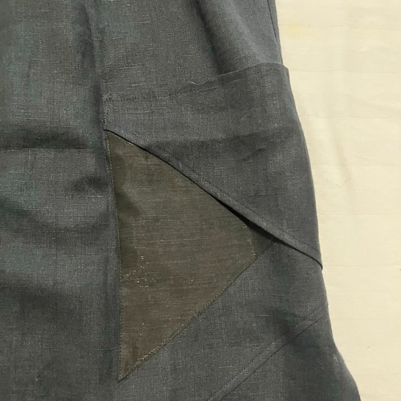 Krakerz 100% Linen Maxi Skirt Size L - Picture 6 of 11